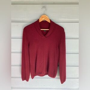Privé 100% cashmere burgundy sweater Medium